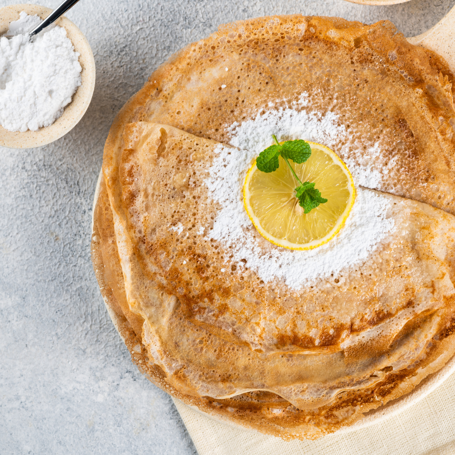 crêpes au sucre